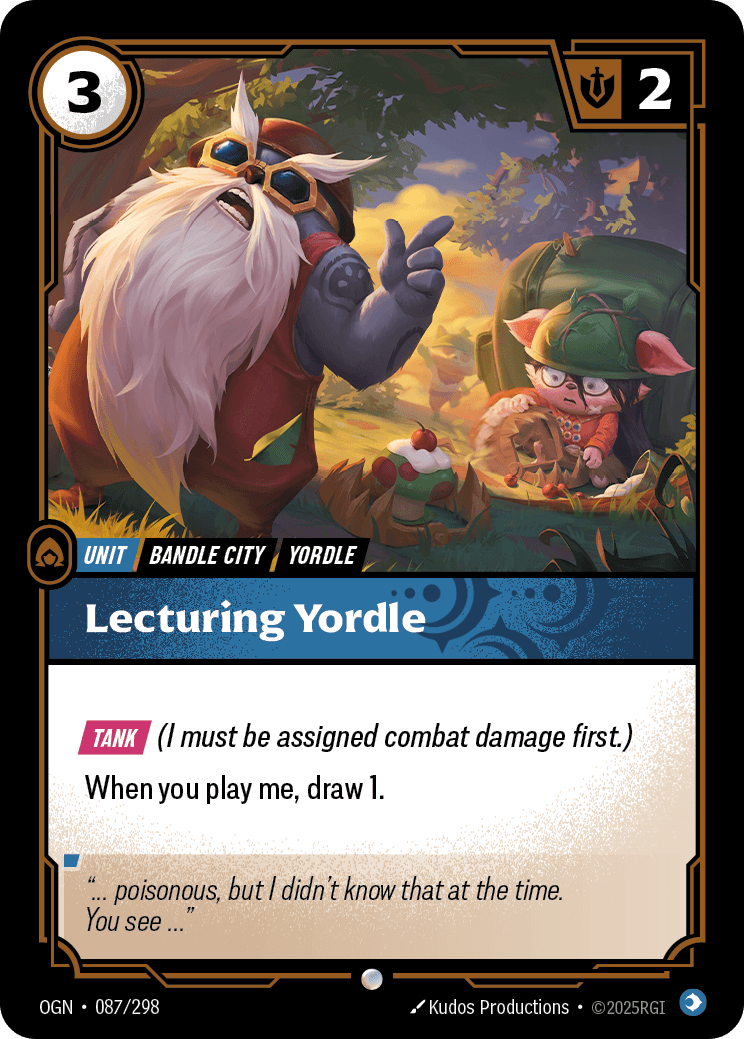 Lecturing Yordle