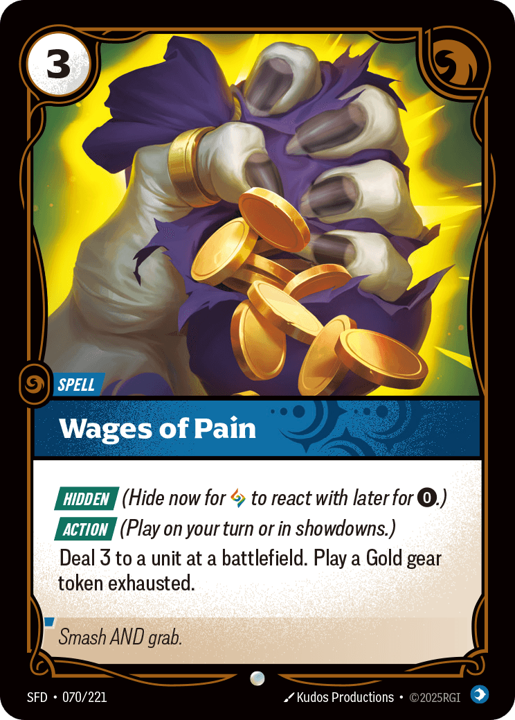 Wages of Pain
