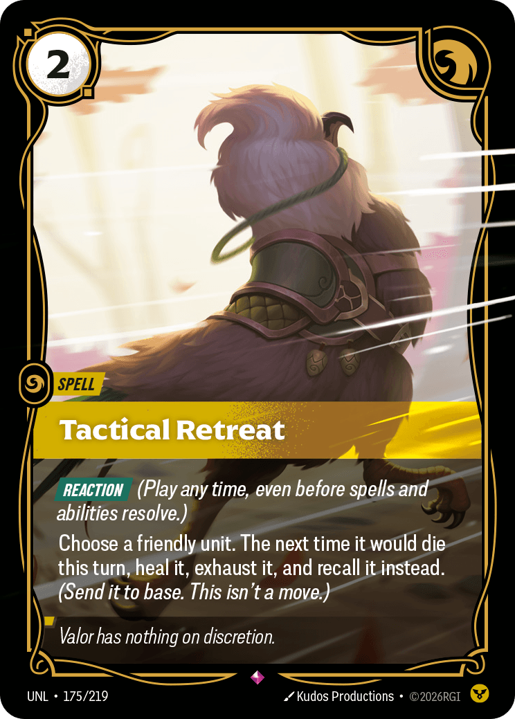 Tactical Retreat